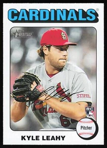 Radiocontrol Topps Heritage Kyle Leahy #344 2024 borde blanco - Imagen 1 de 2