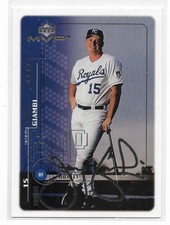 1999 Upper Deck MVP  SILVER SCRIPT Jeremy Giambi Kansas City Royals card 99