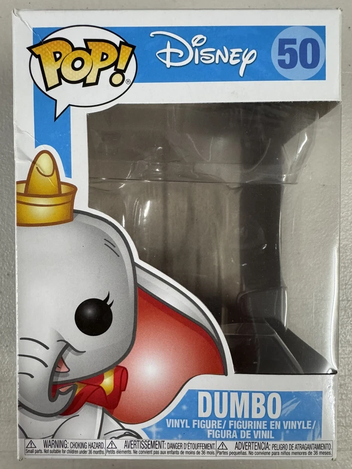 Dumbo 50 ~ Disney ~ Vinilo Funko Pop ~ (SOLO CAJA DE REPUESTO E INSERTO) Foto 1 de 4