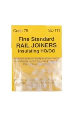 12x Insulated rail joiners code 75/83 - Peco SL-111 - L1 - Image 1 of 2
