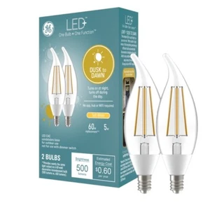 LED+ Dusk to Dawn LED Light Bulbs with Sunlight Sensors, Automatic - Picture 1 of 1
