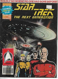 STAR TREK DIE NÄCHSTE GENERATION BUCH #1 17. NOVEMBER 1990 BRITISCH MIT GRATISGESCHENK - Bild 1 von 2