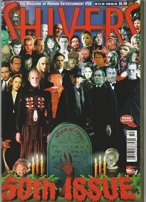 SHIVERS HORROR MAGAZINE # 50 CLASSIC COVER CHRISTOPHER LEE INTERVIEW HELLRAISER Foto 1 de 3