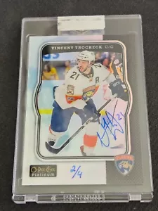 2019-20 UPPER DECK UD BUYBACKS VINCENT TROCHECK #ed 2/4 AUTO AUTOGRAPH BUY BACK - Picture 1 of 2