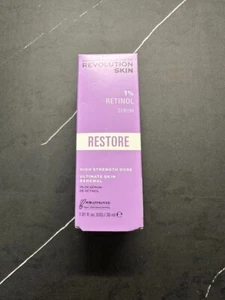 Revolution Skin 1% Retinol Restore Serum, Ultimate Skin Renewal 1.01 Fl Oz - Picture 1 of 6