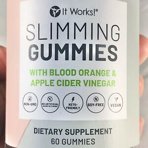 It Works! Slimming Gummies Morosil Blood Orange Apple Cider Vinegar 60 Gummies