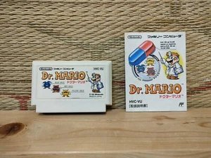 Dr. Mario w/manual Japan Nintendo Famicom FC NES Very Good Condition! - Picture 1 of 2