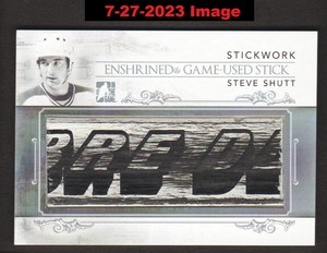 2013-14 ITG Stickwork Hockey Enshrined GameUsed STICK Silver #EGUS44 Steve Shutt