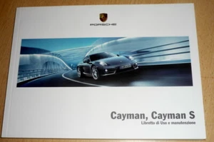 Libretto USO E MANUTENZIONE PORSCHE CAYMAN-CAYMAN S ITALIANO,ORIGINALE - Foto 1 di 1
