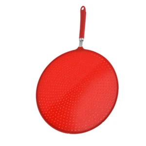 Oil Filter Heat Resistant Screen Silicone Splatter Shield Fry Pan - Picture 1 of 12