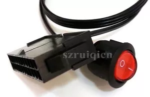 24-Pin Female ATX PSU Power Supply Starter Tester Start up Jumper ON/OFF Switch - Picture 1 of 3