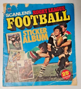 Scanlens 1983 Rugby League Album with Stickers (Incomplete) - Picture 1 of 20