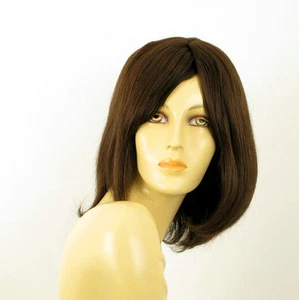 Perruque femme 100% cheveux naturel châtain ref SEVERINE 6 - Picture 1 of 7