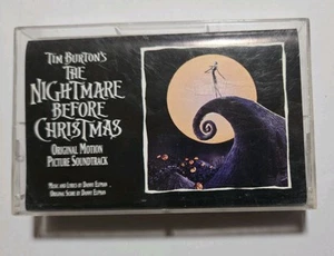 The Nightmare Before Christmas Soundtrack (Cassette 1993) OST Disney RARE HTF NM - Picture 1 of 4