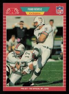 Fuad Reveiz 1989 Pro Set Series 1 #222 Miami Dolphins - Picture 1 of 2