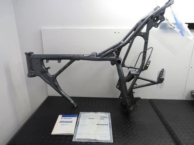 00-13 SUZUKI DR 200 DR 200SE OEM MAIN FRAME CHASSIS NICE NO DAMAGE W STREET PPWK - Image 1 of 4