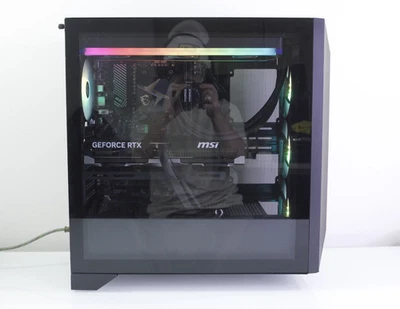 MSI Gaming Desktop: Ryzen 9 9900X 32GB SSD 2TB RTX 5080 Win 11 Pro SEE PICTURES - Image 1 of 4