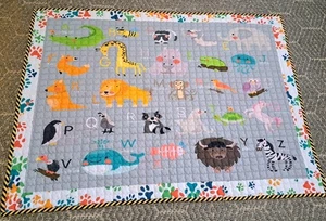 Moiré Baby A bis Z Animal Learning Baby Spielmatte - Bild 1 von 13