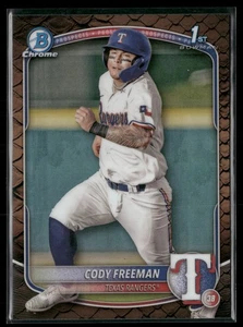 2025 Bowman #BCP-112 Cody Freeman Chrome Prospects Reptilian Refractor - Picture 1 of 2