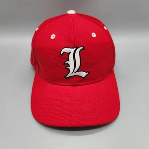Louisville Cardinals Fitted Hat 7 3/8 Zephyr Baseball Cap Red Wool Blend NCAA - Picture 1 of 15