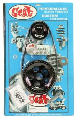 Serpentine Pulley & Belt Kit Black Anodised VW Beetle T2 Split Bus T2 Bay - Image 1 of 2