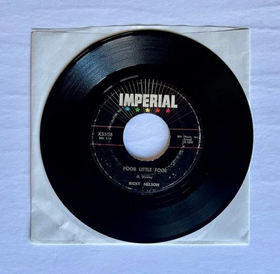 Nelson, Ricky - Poor Little Fool (Imperial, 1958, US 7" Single) Foto 1 de 2