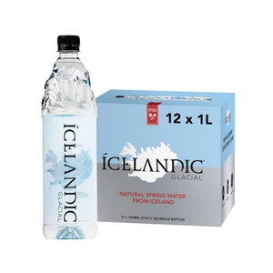 Isländisches Gletscher natürliches alkalisches Quellwasser, 33,81 flüssige Unzen (12er Pack), 405,6 - Bild 1 von 21