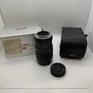 Vintage Sigma Camera Lens MF 70-210mm F4-5.6 for Contax, Original Box Hard Case - Picture 1 of 14