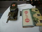 Pre war rare Tipp Co tinplate Ambulance or Sanitatsauto with box and figure