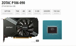 ZOTAC P106-090 mining GPU Kaart as new - Afbeelding 1 van 1