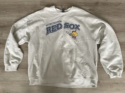 Worcester Red Sox Tan Sweatshirt Adult 2XL Minor League Baseball Boston MiLB - Image 1 of 4