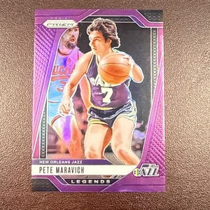 2024-25 Panini Prizm Pete Maravich Purple Prizm /99 Utah Jazz SP Color Match - Picture 1 of 2