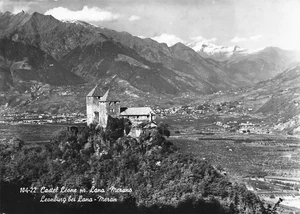 27-45A) CARTOLINA CASTEL LEONE LEONBURG BEI LANA MERANO BOLZANO - Imagen 1 de 2