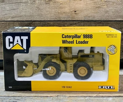 1990 ERTL, Caterpillar 988B Wheel Loader, 1:50 Scale, Diecast, NIB - Image 1 of 4