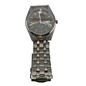 Berenger Sting Ray Quartz Watch Men 330m Black Steel Analog NEEDS BATTERY - Picture 1 of 8