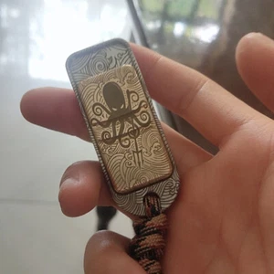 Metal Click Press Coin Magnetic Push Card Hand Fidget Decompression EDC Toys To - Picture 1 of 7