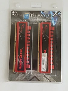 G.Skill RIPJAWSX Memory Kit F3-12800CL10D-16GBXL 16GB 4GB Sticks x2 New Sealed - Picture 1 of 7