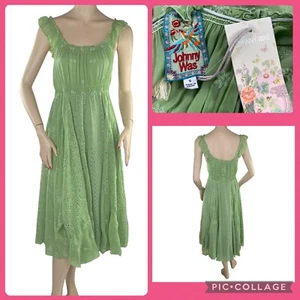Neu mit Etikett Johnny Was Sirene besticktes kokettes Kleid mit Slip Einzelhandel $ 515. Klein - Bild 1 von 14