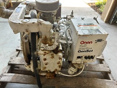 CUMMINS Onan 4 kw  Marine Gasoline Generator 60 Hz - working take-out - Image 1 of 4