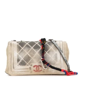 CHANEL COCO Mark Graffiti Act 2 Chain Schultertasche Damen 【Gebraucht】 - Bild 1 von 14