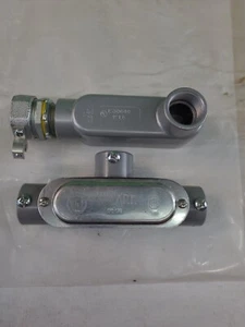 ASST 1" EMT PARTS-CROUSE HINDS LTB100G-KILLARK OL-30 COVER-CHINDS OT-3 BODY - Picture 1 of 7