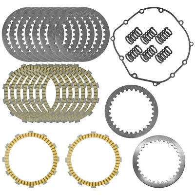 Clutch Friction Steel Plates Kit for Kawasaki Concours 14 ZG1400 ABS 2008-2022 Foto 1 de 4
