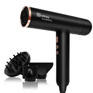 Secador de pelo Ionic, secador de soplo profesional con 3 accesorios, 110000 RPM - Imagen 1 de 7