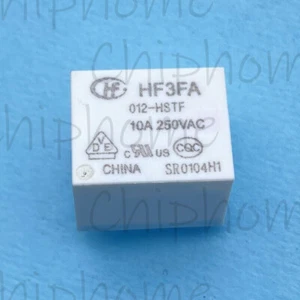 1PZ HongFa HF3FA-012-HSTF Relè di alimentazione 12VDC 4pins 10A 250VAC - Foto 1 di 4