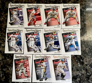 11 - 2004 Topps Baseball Sporting News All Stars 1st Edition Cards w/HOF’ers