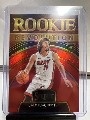 2023-24 Panini Select  -  Jaime Jaquez Jr.-Rookie Revolution Red Prizms #23 - Image 1 of 2