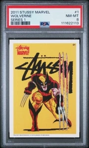 2011 Stussy Marvel | Wolverine #1 | Puzzle Card | Series 1 | PSA 8 NM-MT! - Picture 1 of 2