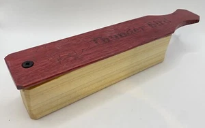 Wooden Amish Crafted Limited "Thunder Bird" Turkey Box Call - 2024, New! - Picture 1 of 13