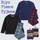 Kids Micro Fleece Pyjama Set Top Bottoms Boys Girls Nightwear Age 7-13 Years NEW