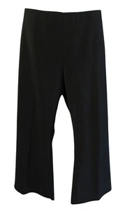 Pantaloni eleganti Dana Buchman 18W 18 corti neri pull on elasticizzati - Foto 1 di 3